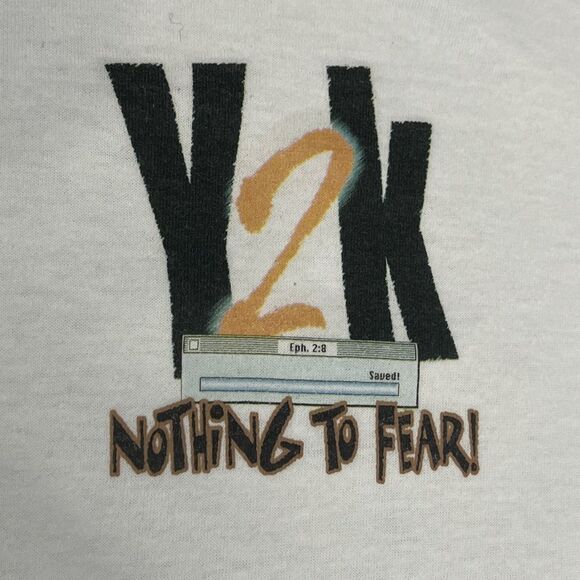 ✝️ Vintage Y2K Nothing To Fear JESUS CHRIST GOD T-Shirt “RARE” Sz XL - EXCELLENT - Picture 10 of 12